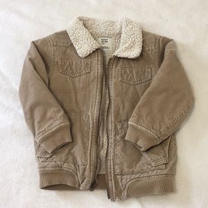Boys Old Navy Corduroy Tan Jacket 5T